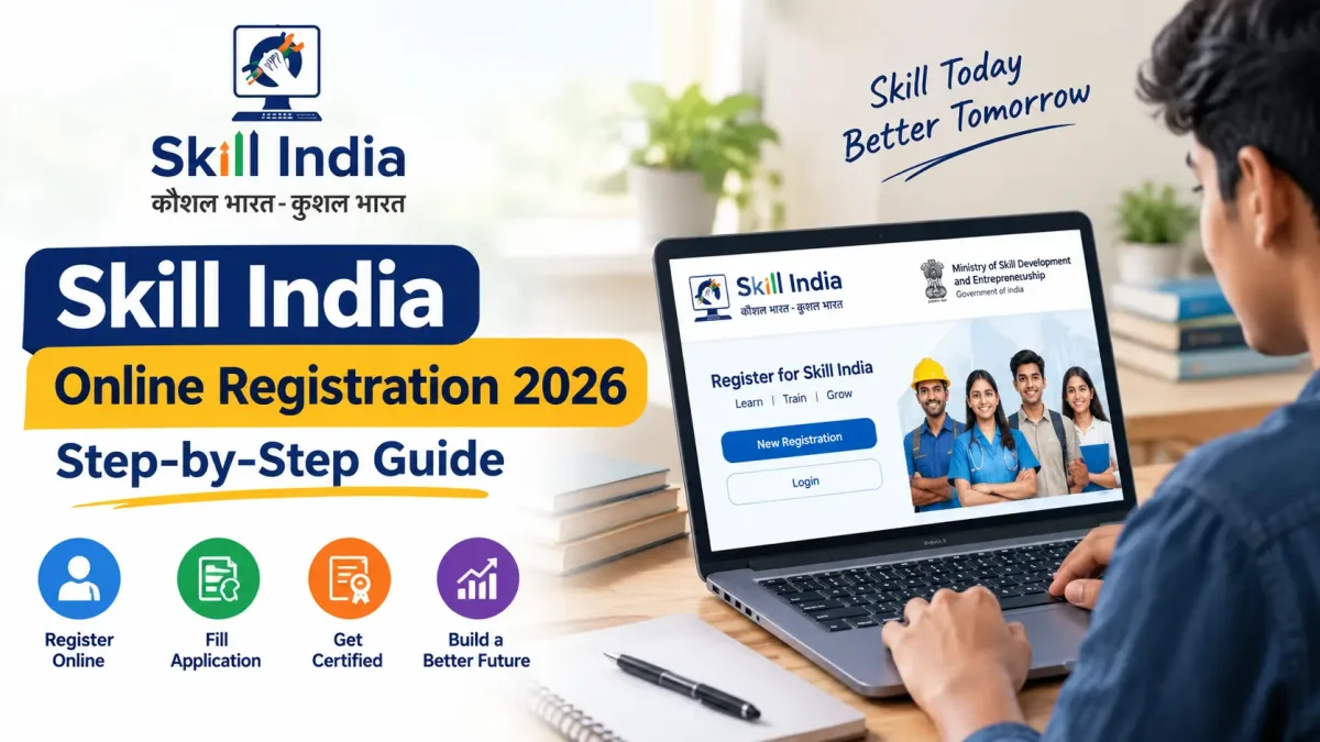 Skill India Digital Hub online registration guide for students and job seekers