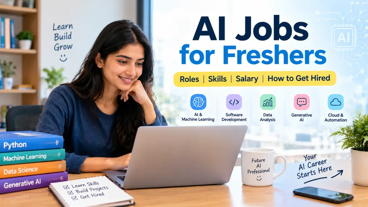 Fresher learning artificial intelligence skills and preparing for an AI job