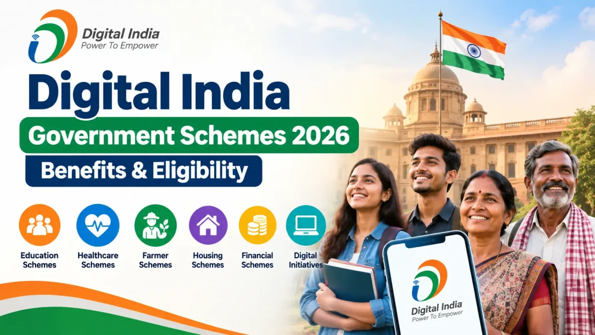 Digital India Government Schemes 2026 guide to online services, eligibility and benefits