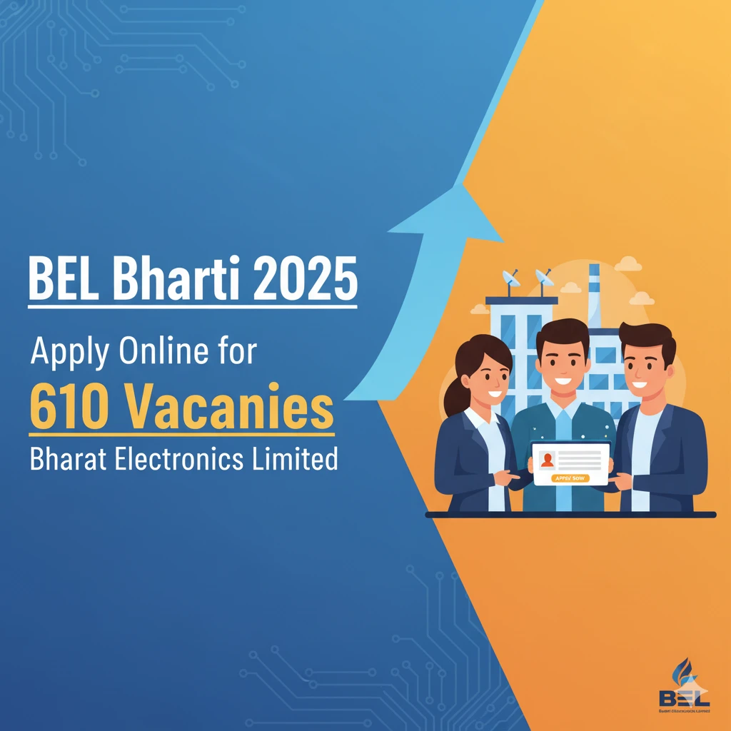 BEL Bharti 2025 – Apply Online for 610 Vacancies at Bharat Electronics Limited