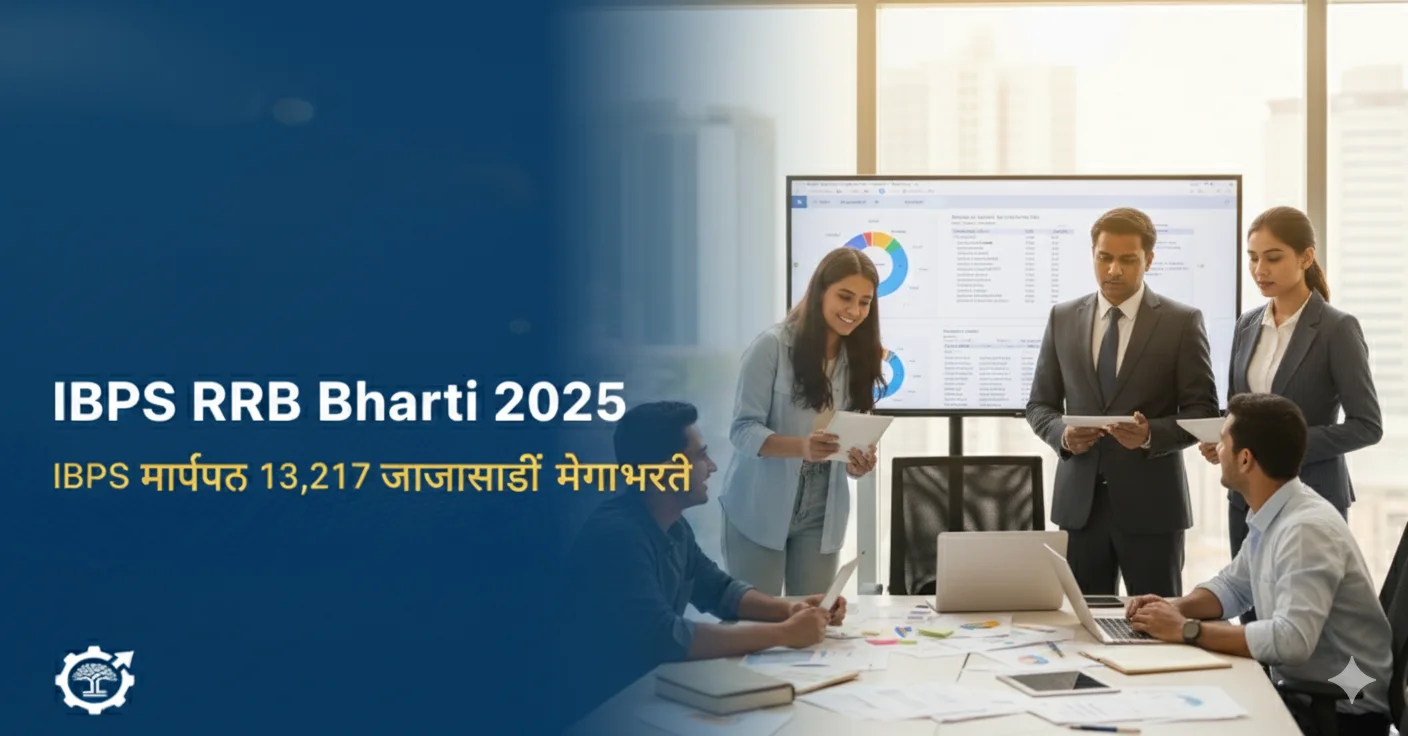 IBPS RRB Bharti 2025 IBPS मार्फत 13,217 जागांसाठी मेगाभरती