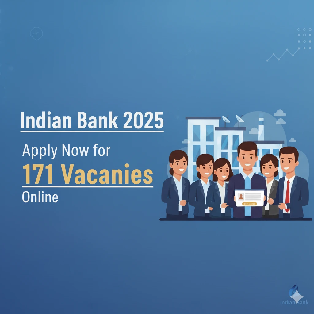 Indian Bank Bharti 2025 – Apply Now for 171 Vacancies Online