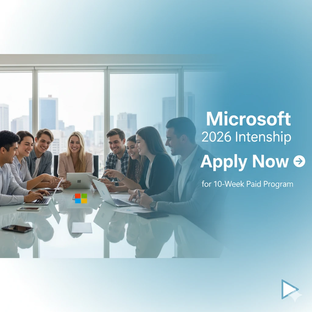 Microsoft 2026 Internship Apply Now for 10-Week Paid Program
