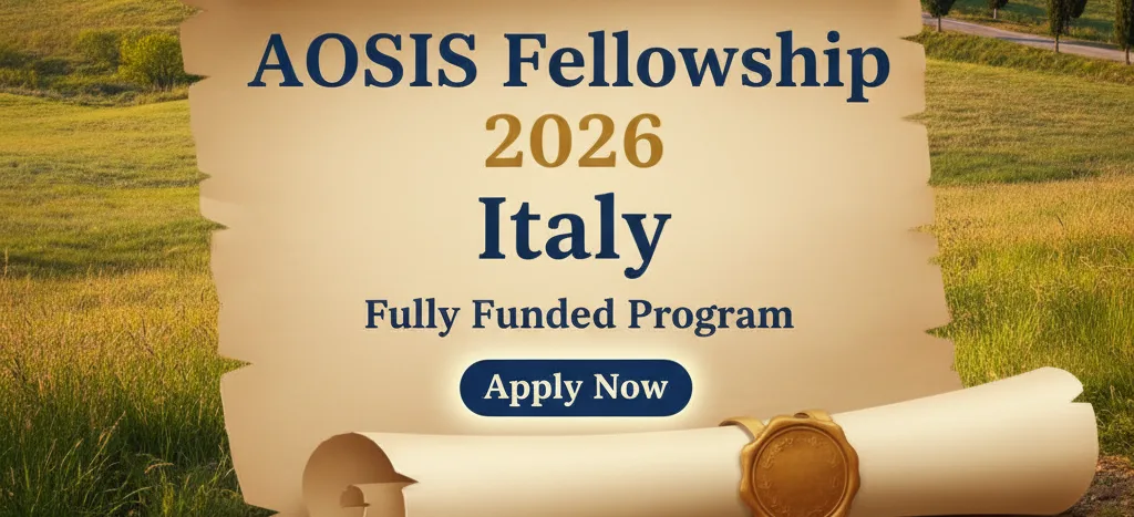 AOSIS Fellowship 2026 Italy – Fully Funded Program Apply Now