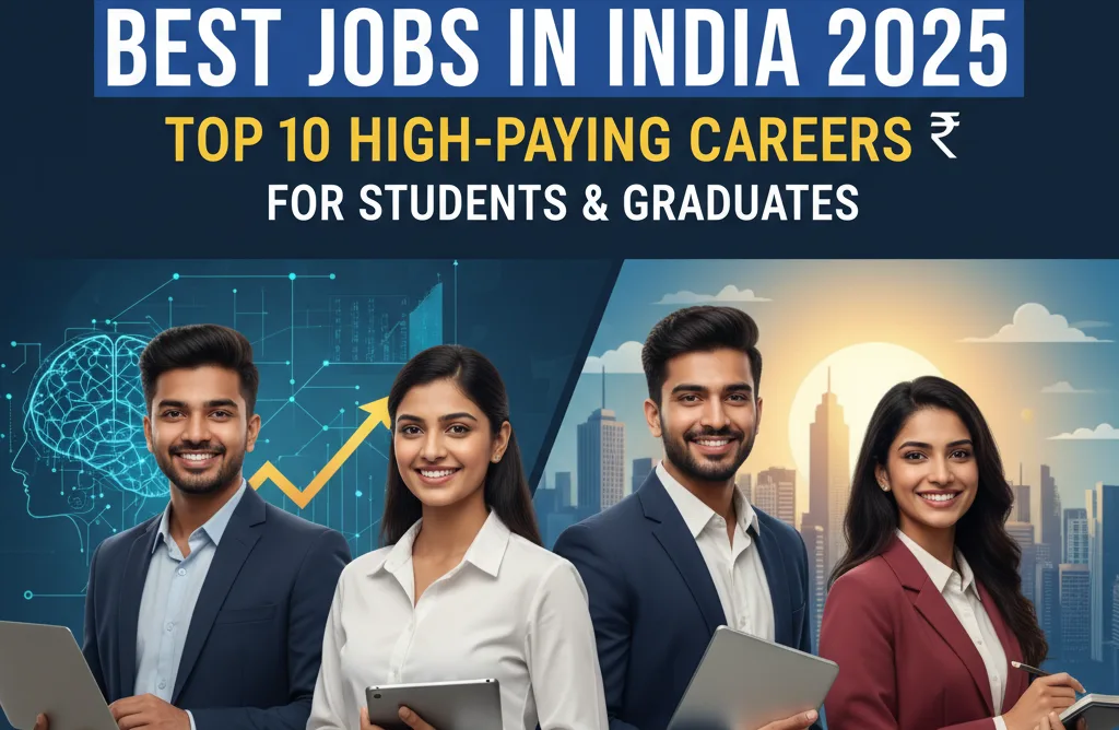 Best Jobs in India 2025 – Top 10 High-Paying Careers for Students & Graduates