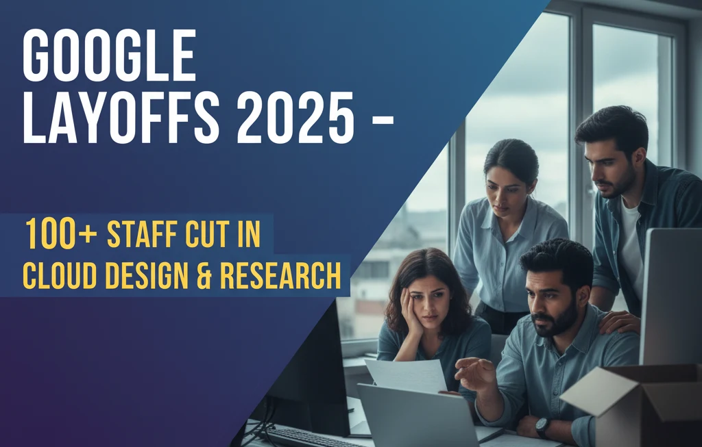 Google Layoffs 2025 – 100+ Staff Cut in Cloud Design & Research