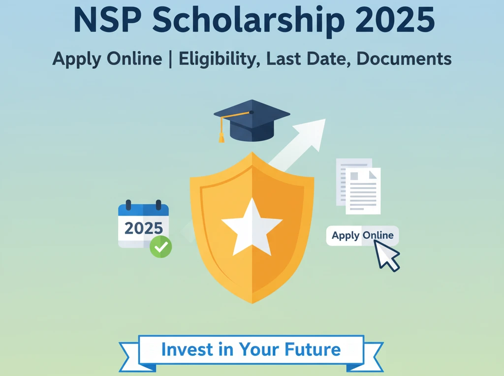 NSP Scholarship 2025 Apply Online Eligibility, Last Date, Documents