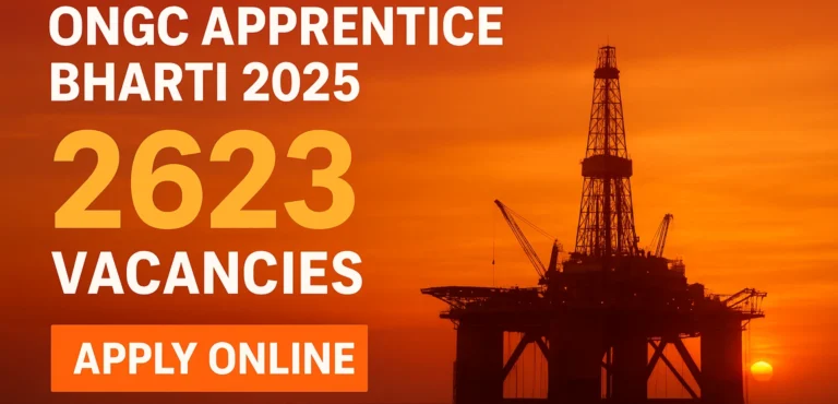 ONGC Apprentice Bharti 2025 – 2623 Vacancies Announced Apply Online