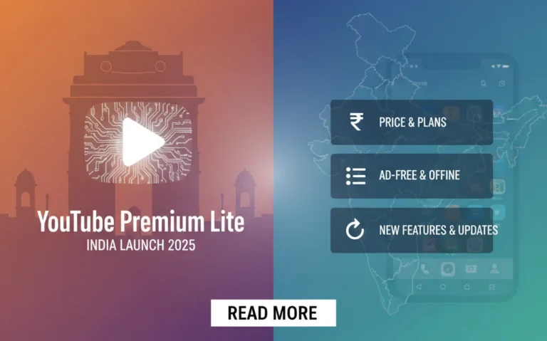 YouTube Premium Lite India Launch 2025 Price, Features, Updates