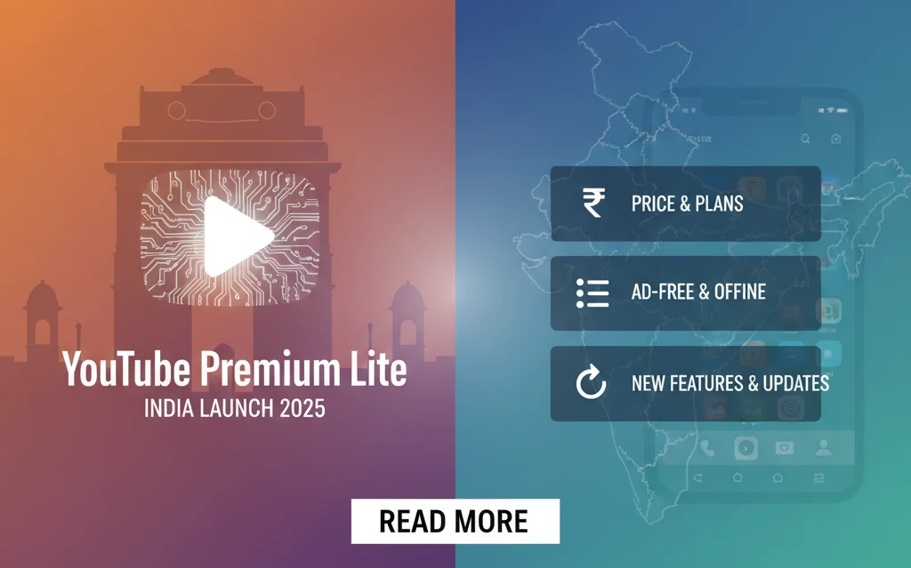YouTube Premium Lite India Launch 2025 Price, Features, Updates