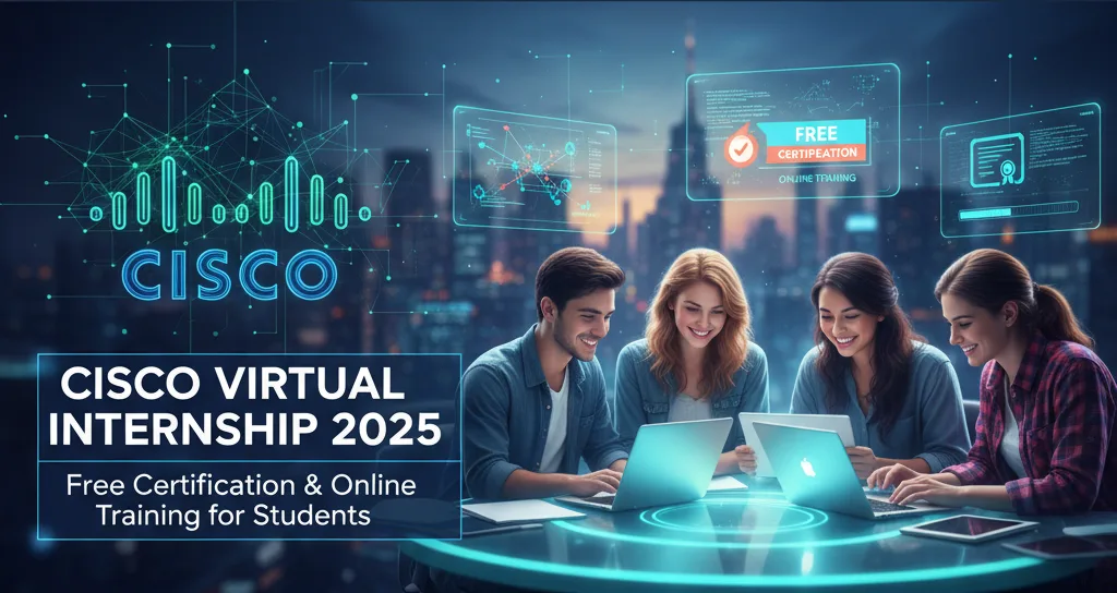 Cisco Virtual Internship 2025 Free Online Internship & Certification for Students