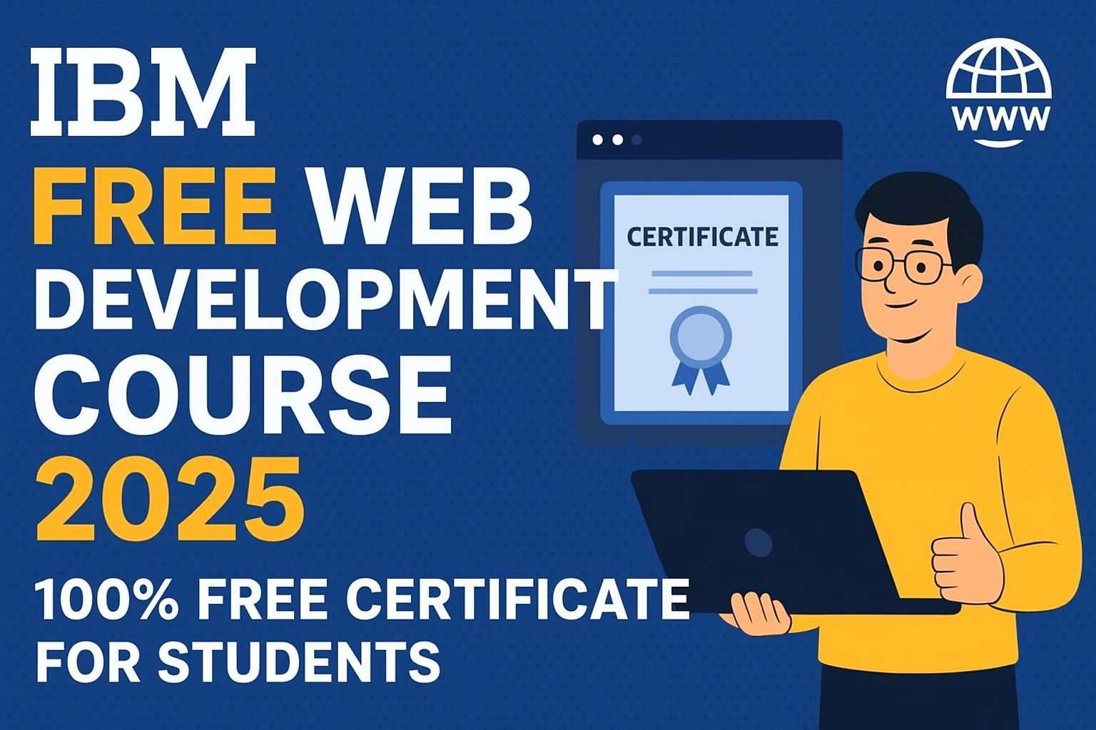 IBM Free Web Development Course 2025 – Learn Coding & Get Certified
