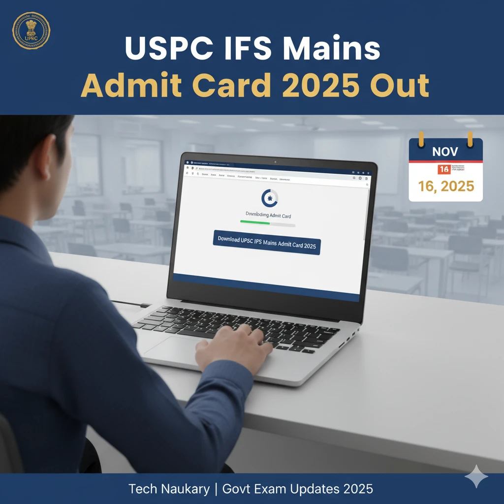 UPSC IFS Mains Admit Card 2025 Out Download Now at upsc.gov.in